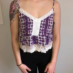 Floral tank top